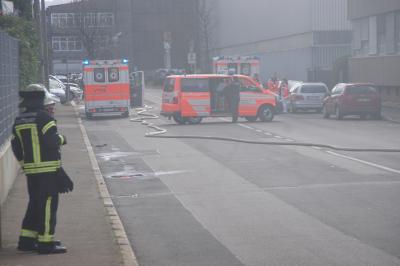Stuttgart: Brand in Sondermuellentsorgungsanlage
